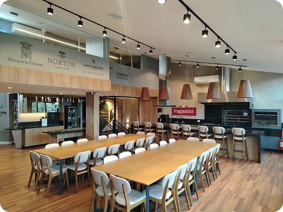 Salão do Espaço Gourmet da Matriz